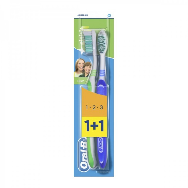 ORAL-B ČETKICA 3-EFFECT NATURALS 1+1